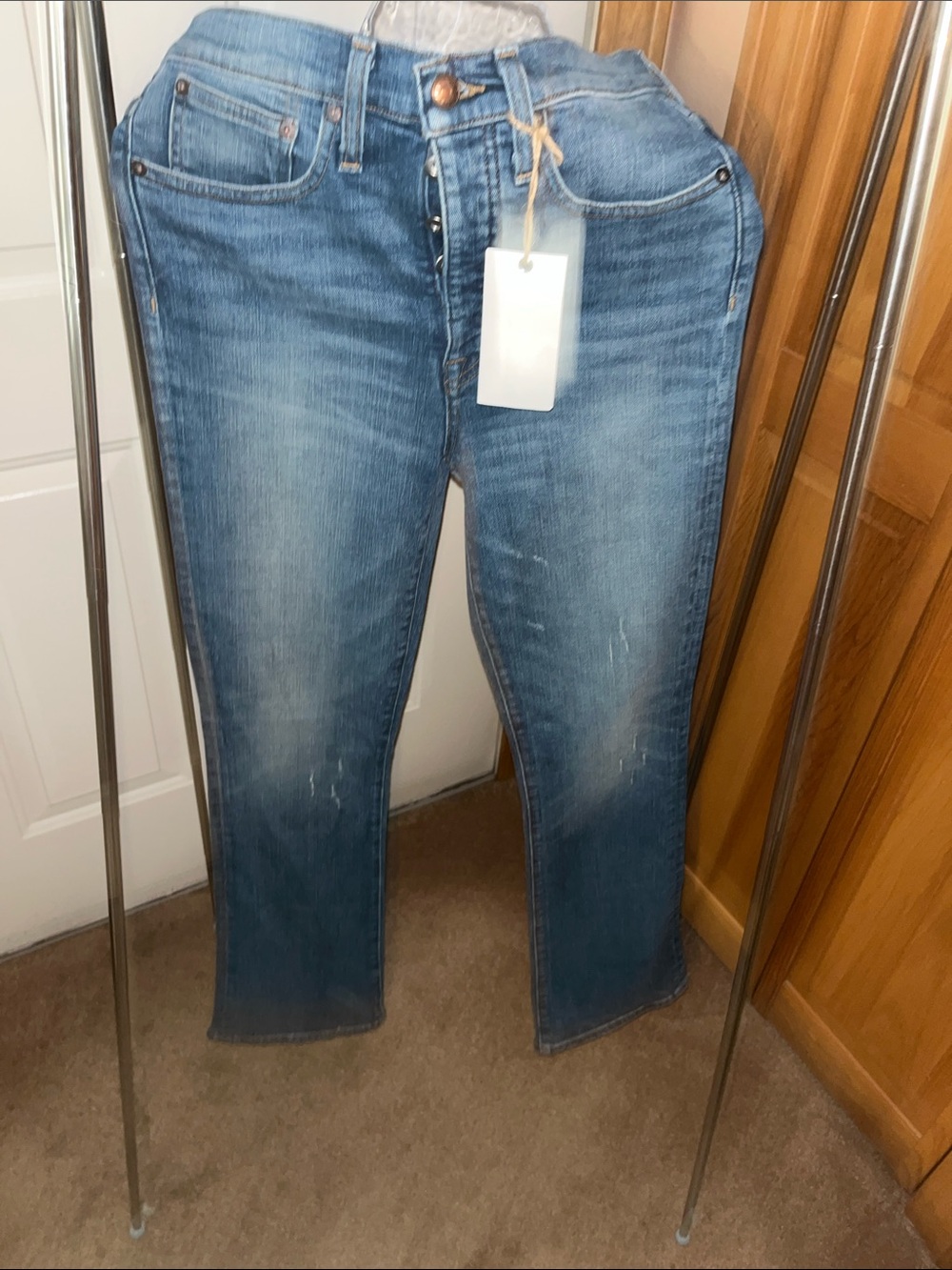 Women's Flare Jeans in Medium Blue Wash